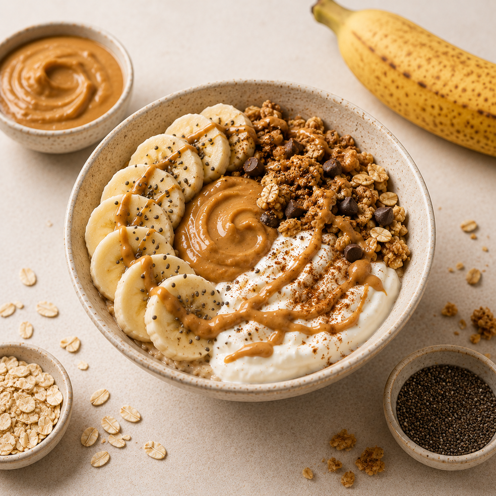 Peanut Butter Banana Crunch Bowl