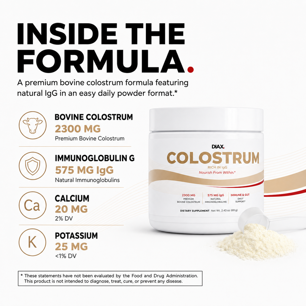 DIAX COLOSTRUM supplement product image