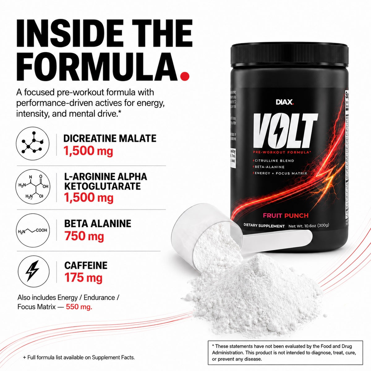 DIAX VOLT Fruit Punch supplement product image
