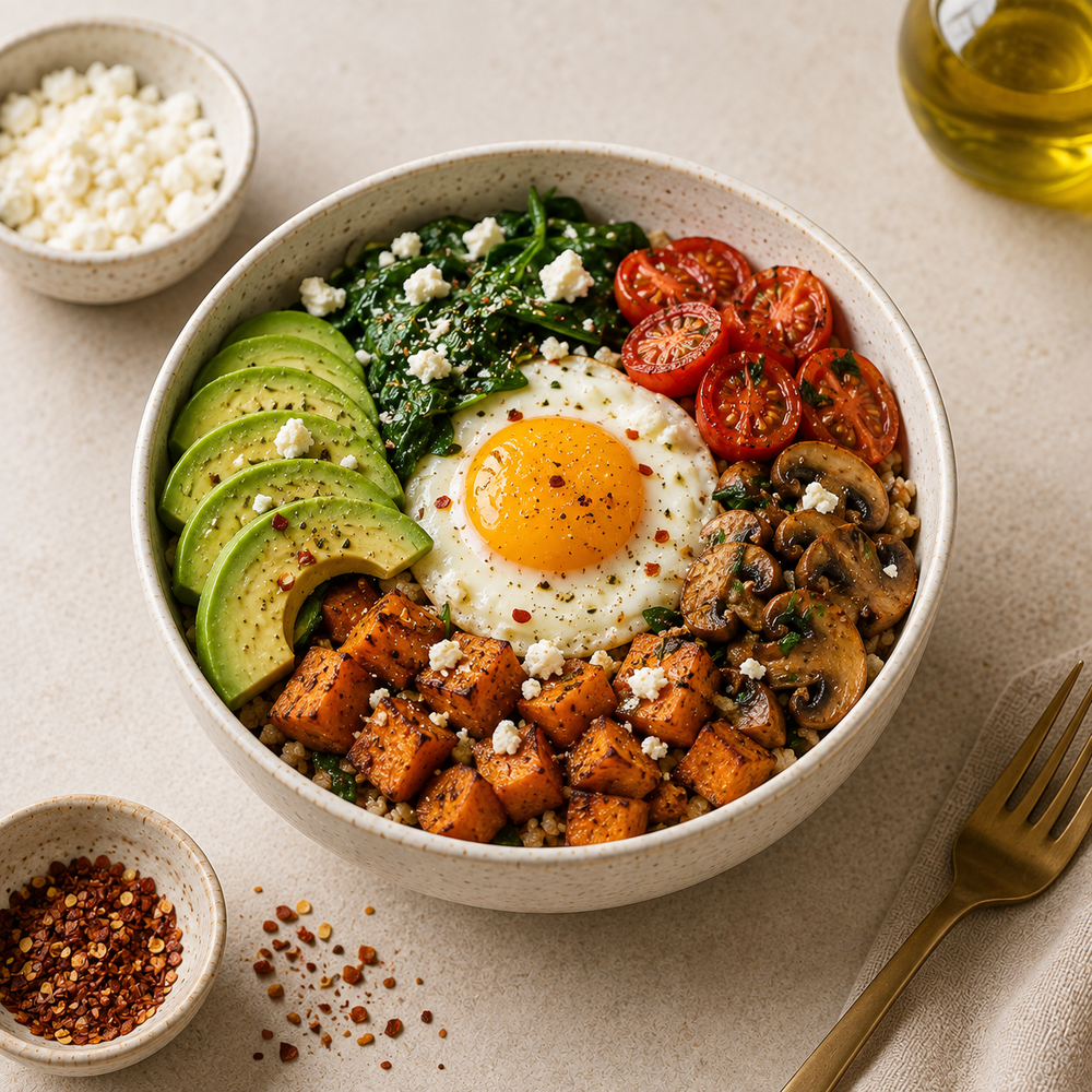 Savory Egg & Avocado Power Bowl