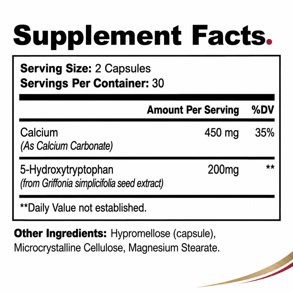 DIAX 5-HTP supplement product image