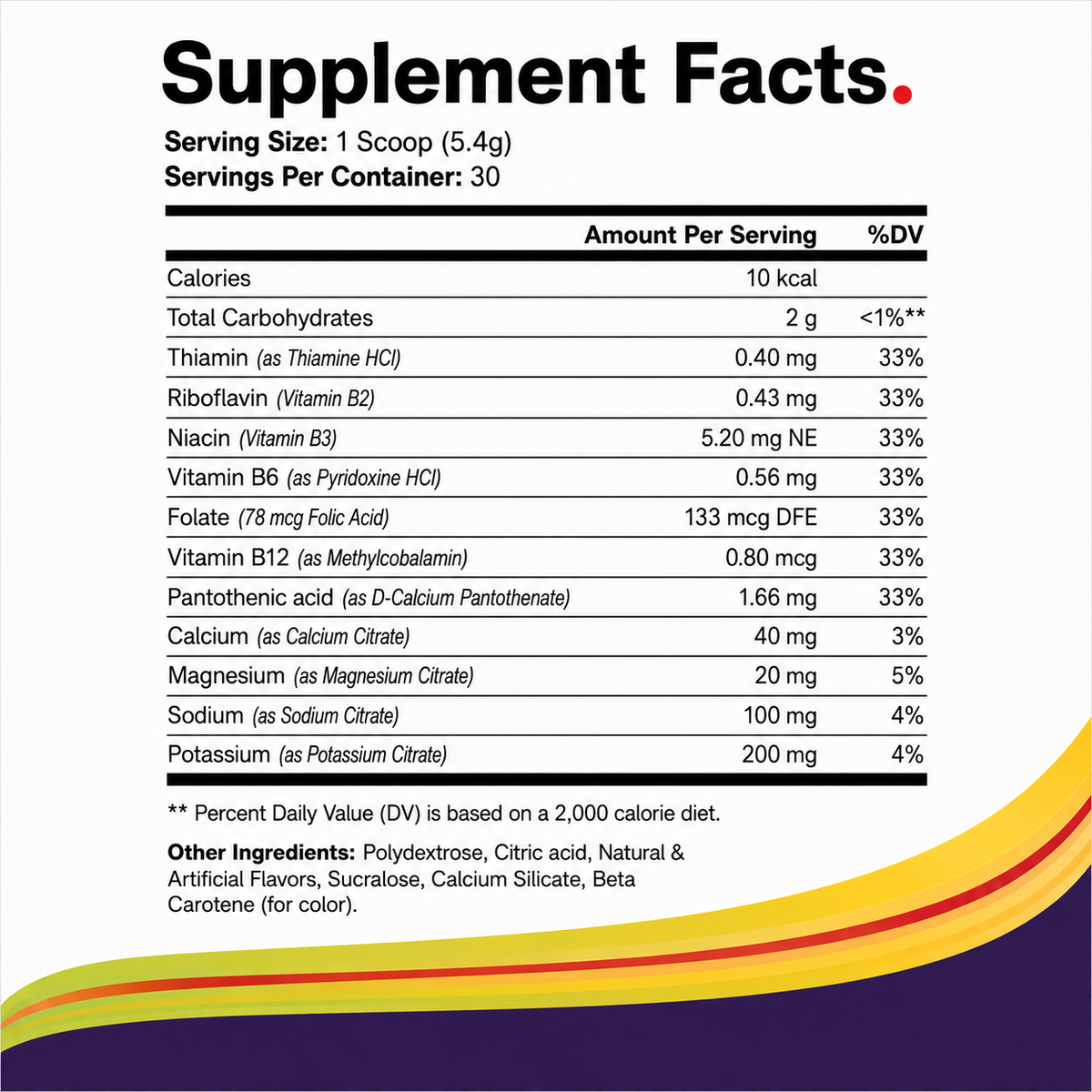 DIAX ELECTROMIX Peach Mango supplement product image