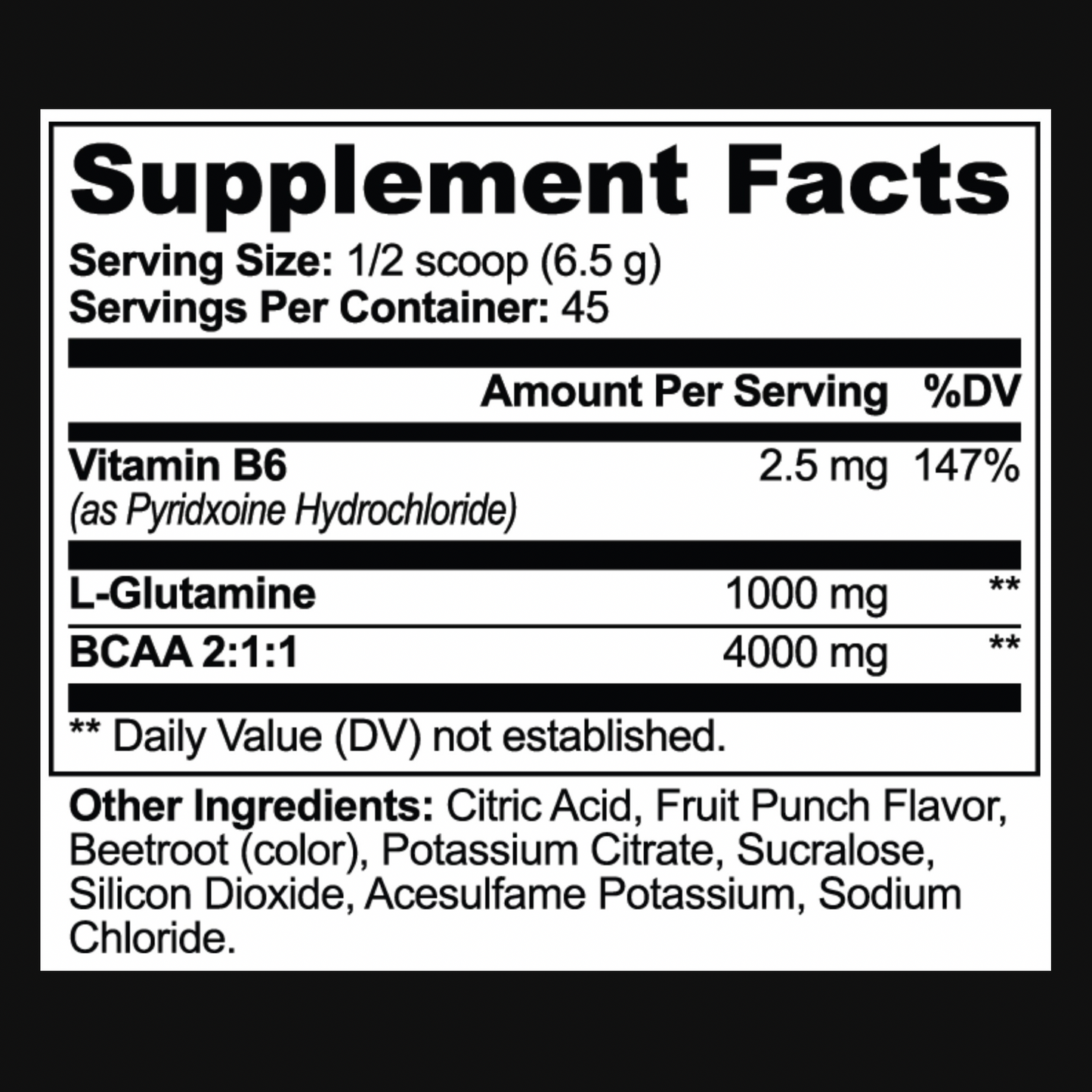 DIAX BCAA™ Fruit Punch