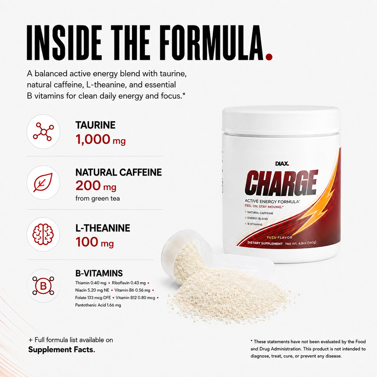 DIAX CHARGE Yuzu supplement product image