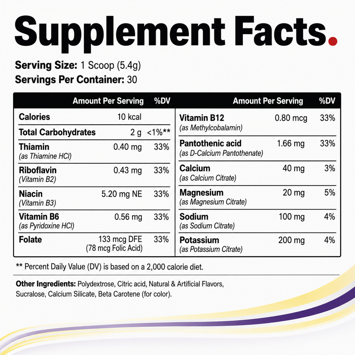 DIAX ELECTROMIX Lemonade supplement product image