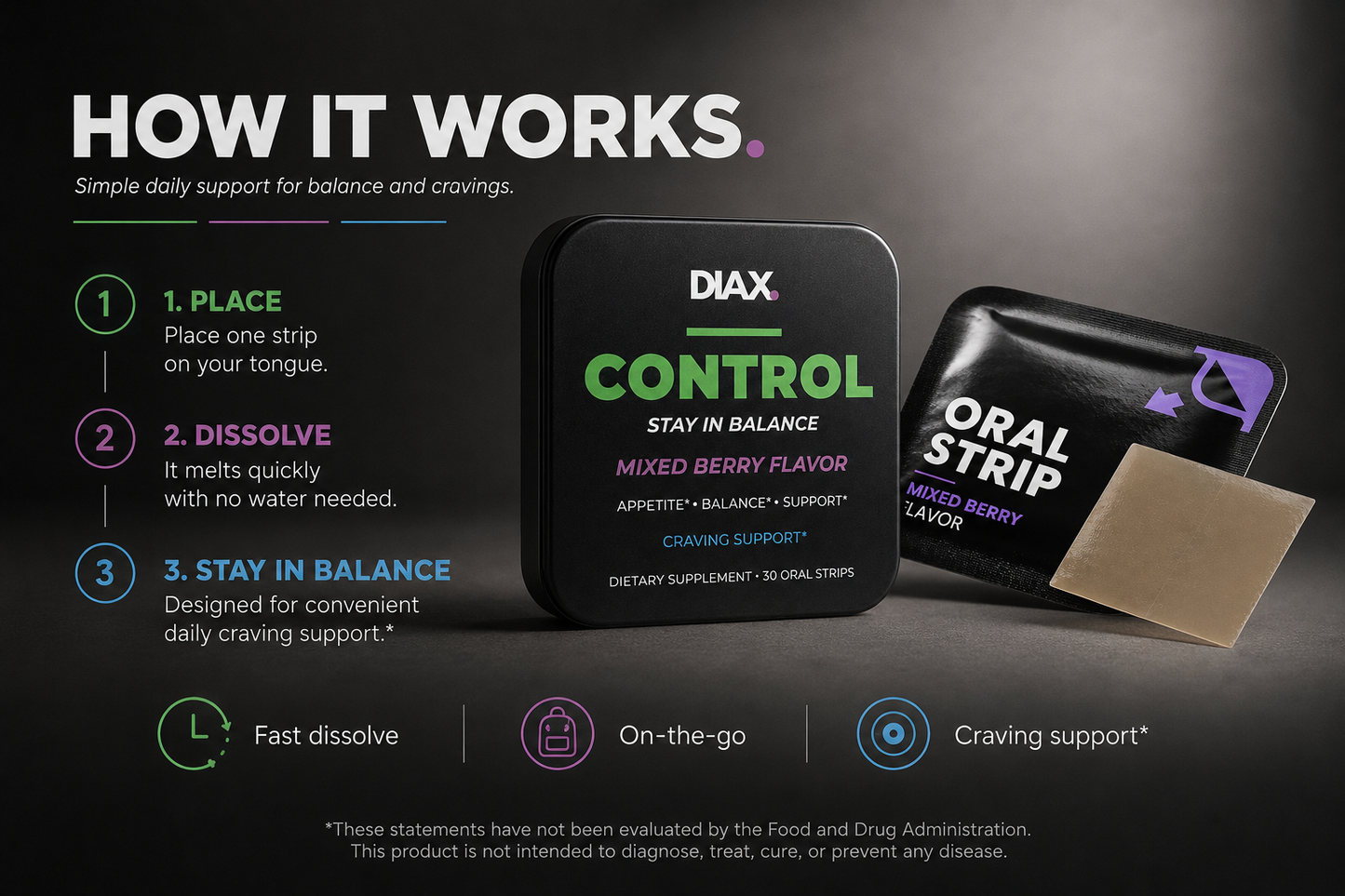DIAX CONTROL™ — Stay in balance