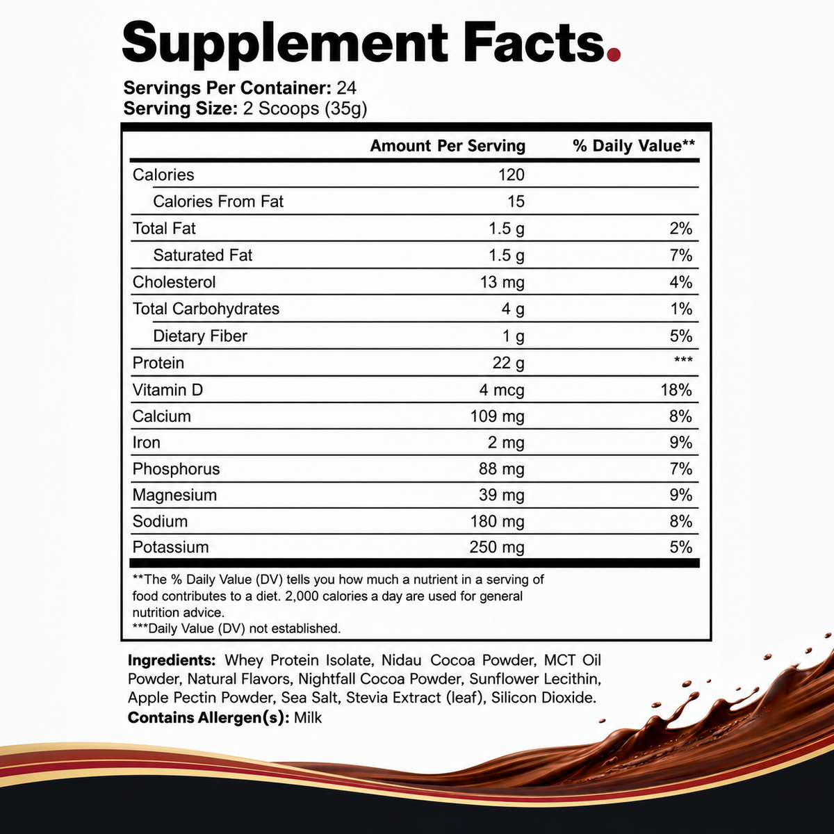 DIAX ISOPOWER Chocolate whey protein product image