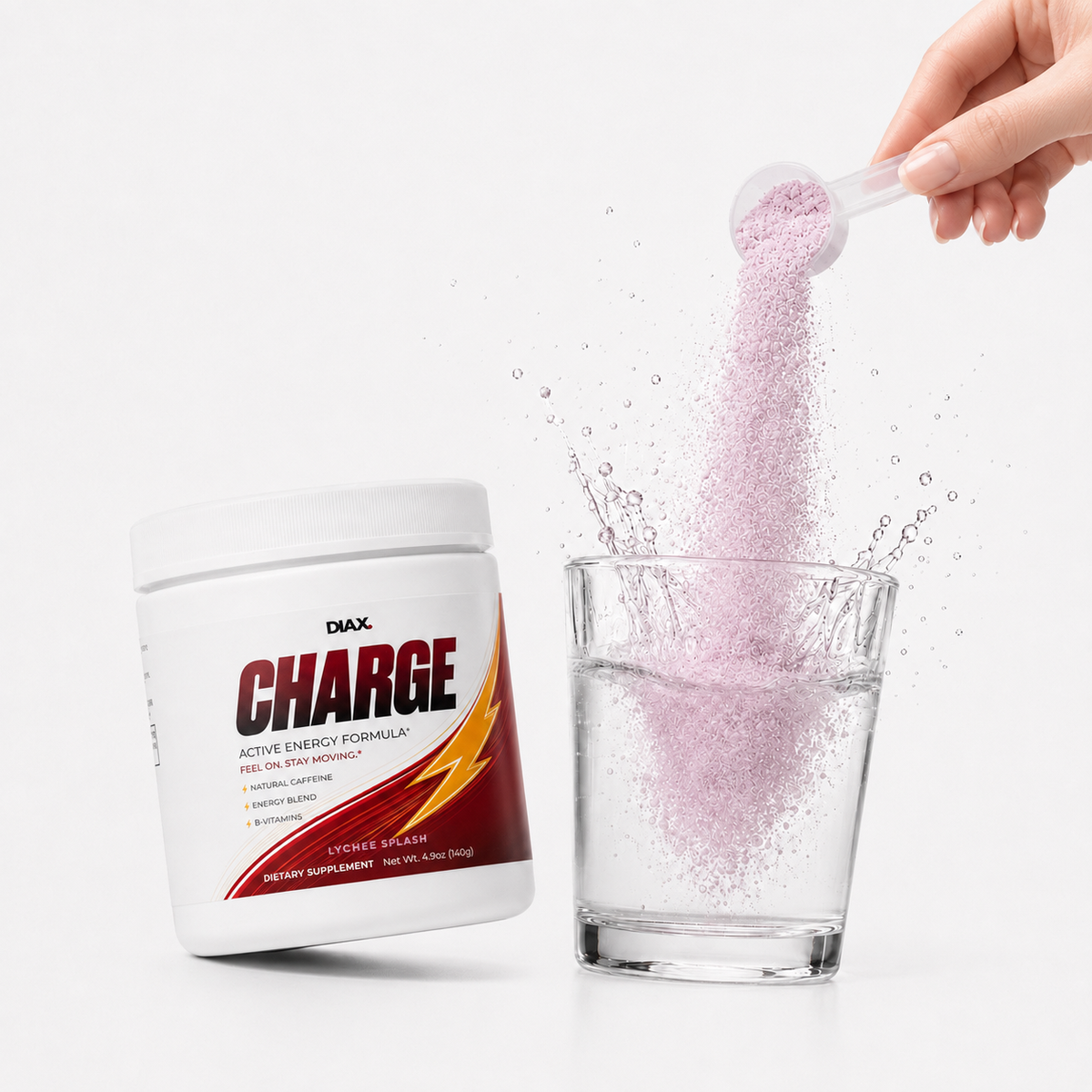 DIAX CHARGE Lychee Splash supplement product image