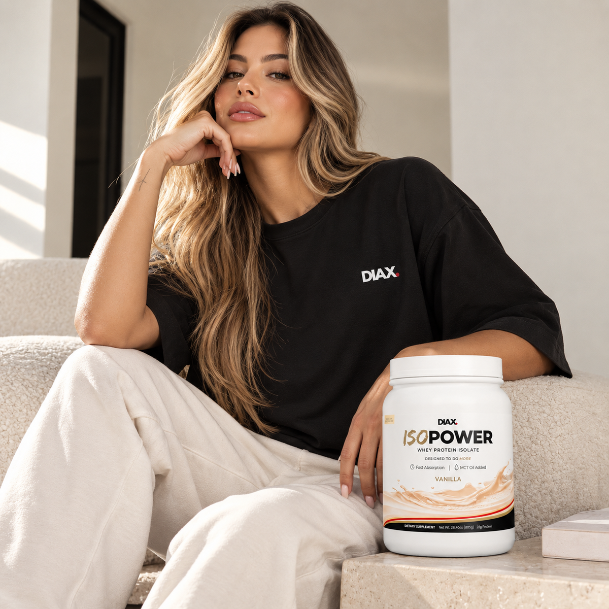 DIAX ISOPOWER Vanilla whey protein product image