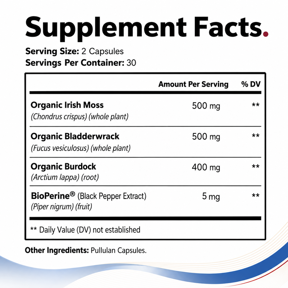 DIAX SEAMOSS supplement product image