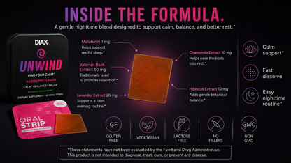 DIAX UNWIND™ —  Find your calm.