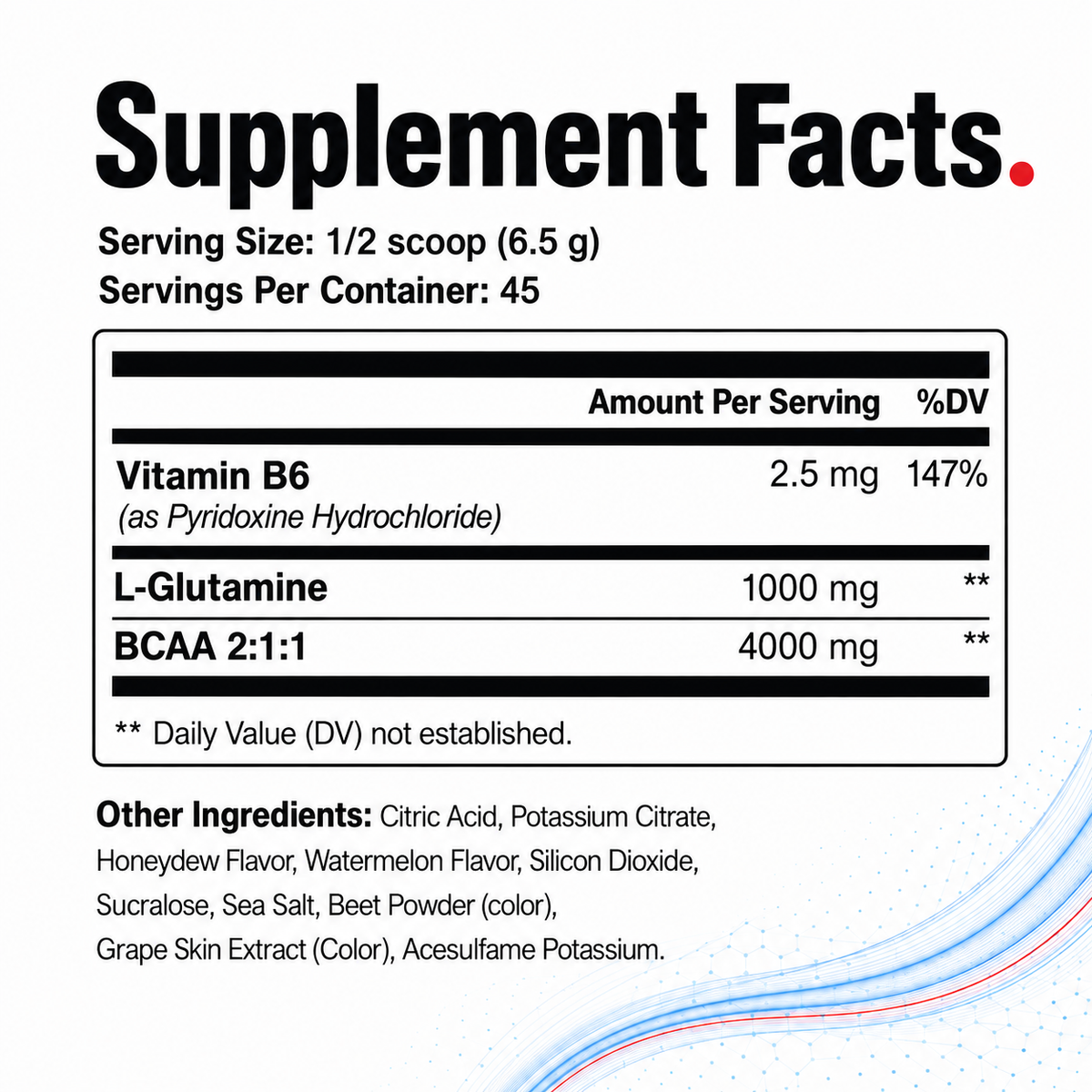 DIAX BCAA Honeydew Watermelon supplement product image