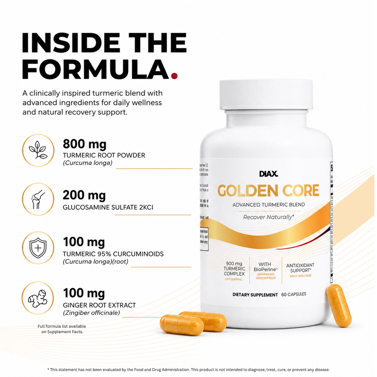 DIAX GOLDEN CORE supplement product image