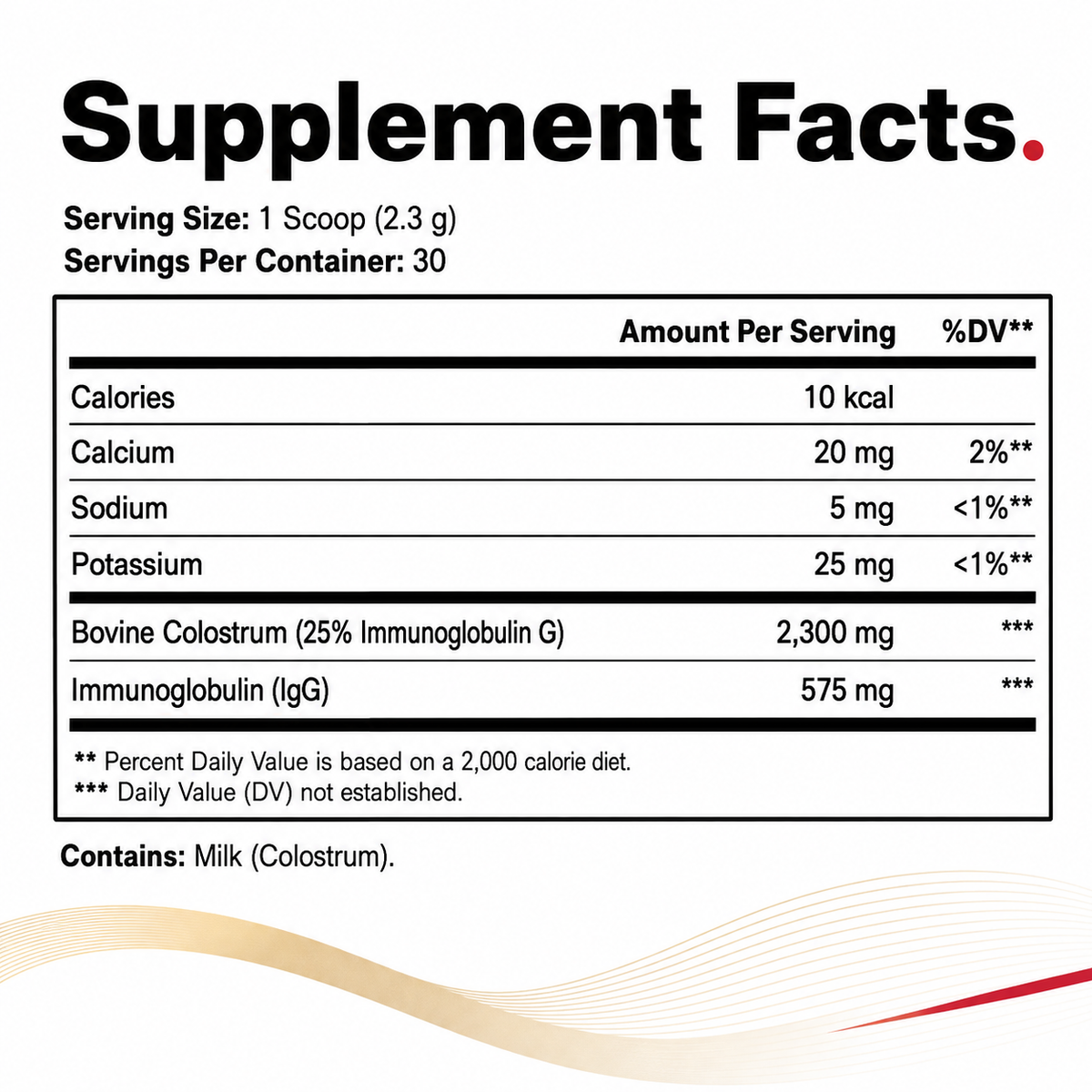 DIAX COLOSTRUM supplement product image