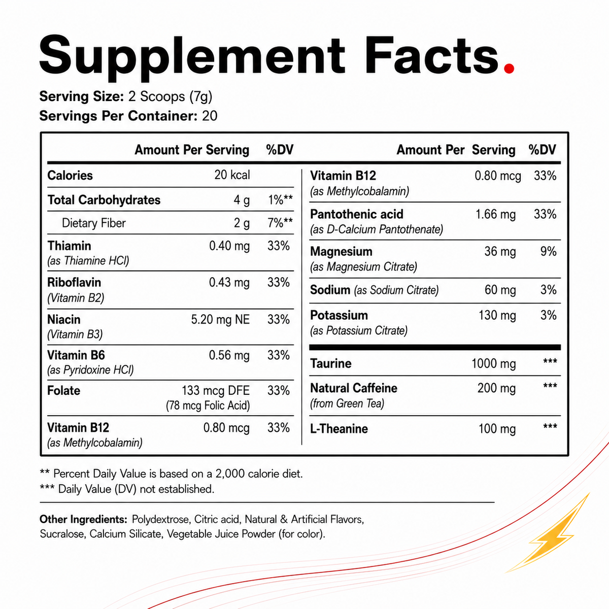 DIAX CHARGE Fruit Punch supplement product image