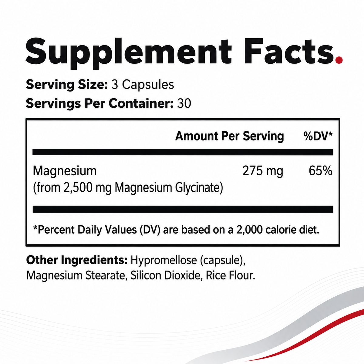 DIAX MAGNESIUM GLYCINATE supplement product image