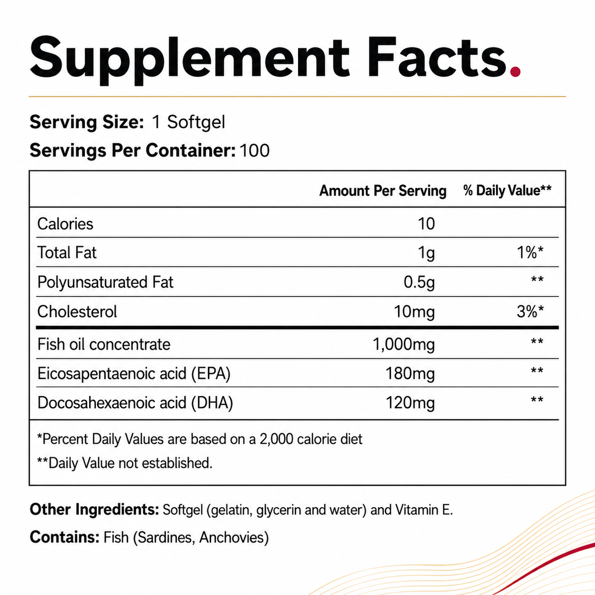 DIAX OMEGA 3 supplement product image
