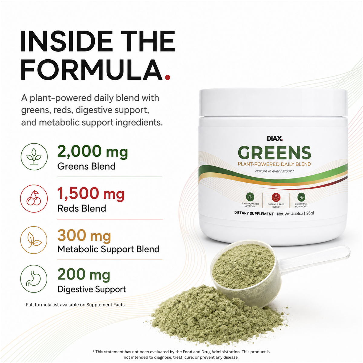 DIAX GREENS supplement product image