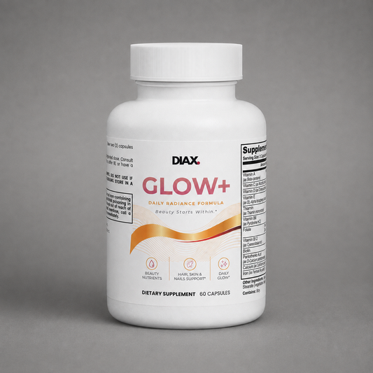 DIAX GLOW+ hair, skin and nails vitamins, 60 capsules