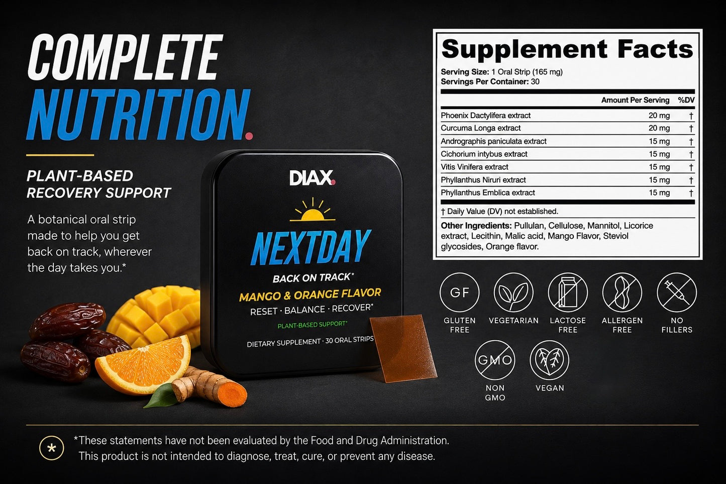 DIAX NEXTDAY™ — Back on track.