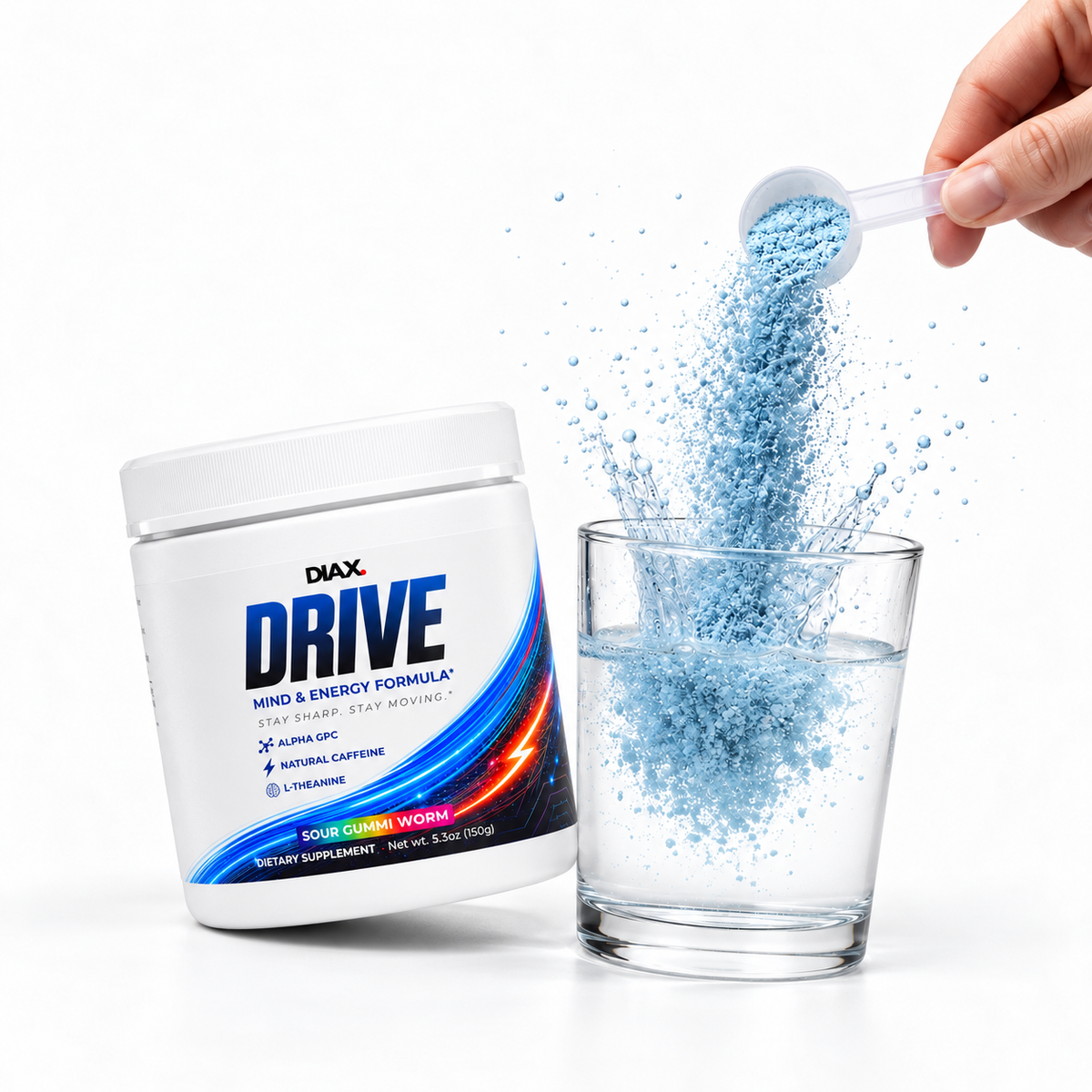 DIAX DRIVE™ Sour Gummi Worm