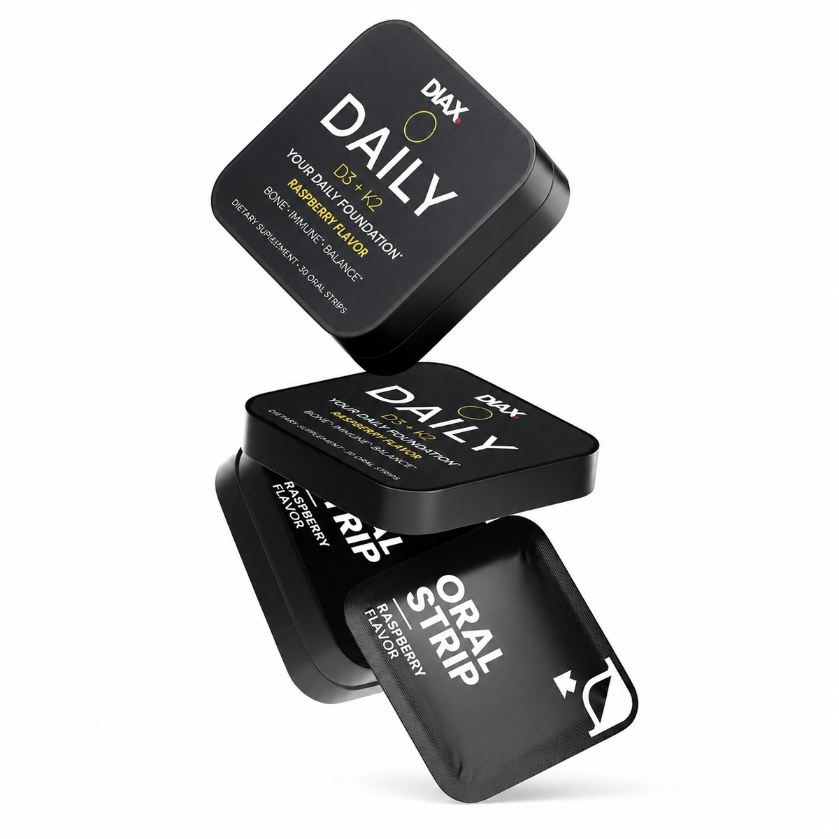 DIAX DAILY D3 + K2 oral strips product image
