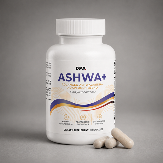 DIAX ASHWA+ with maca, ginseng and shatavari