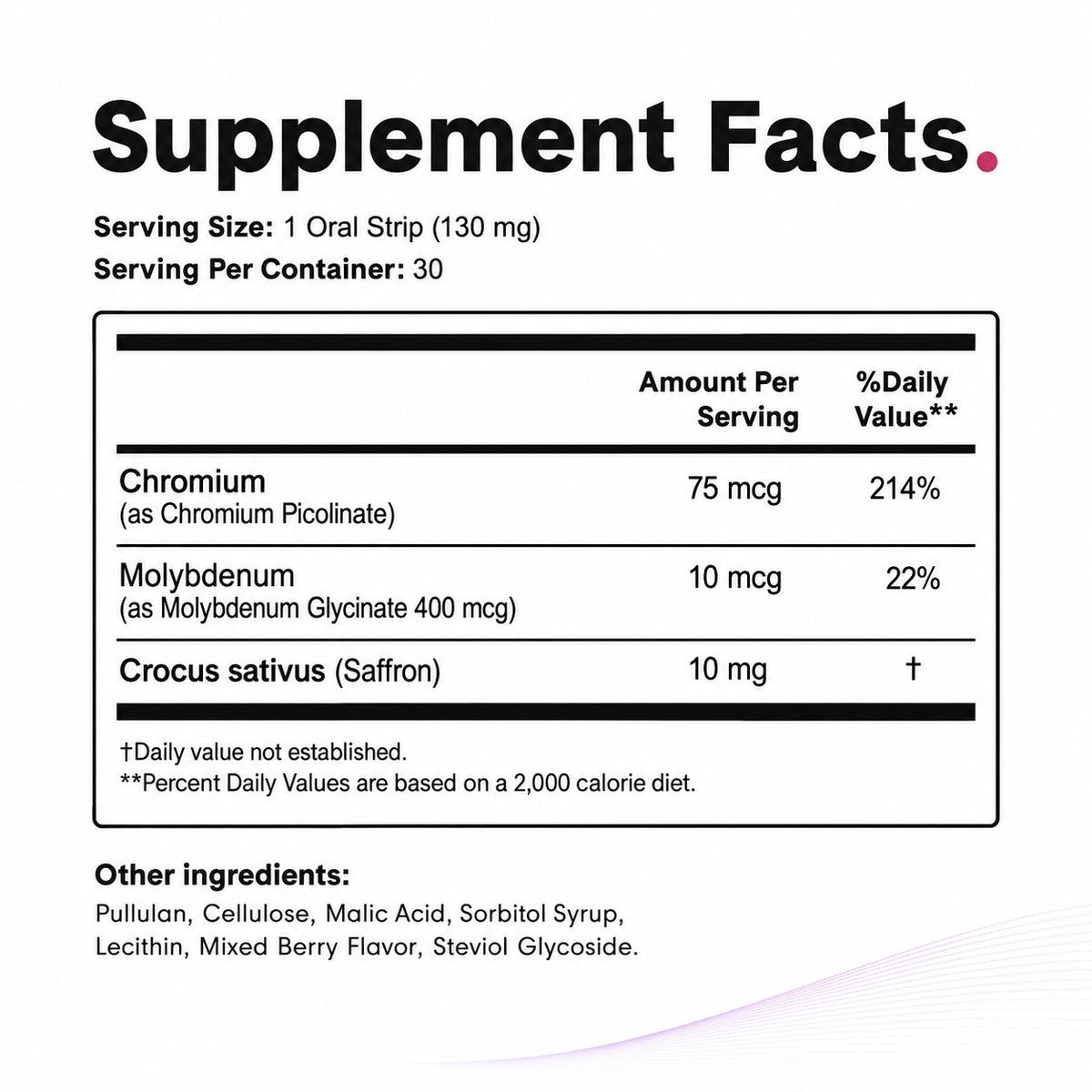 DIAX CONTROL oral strips product image