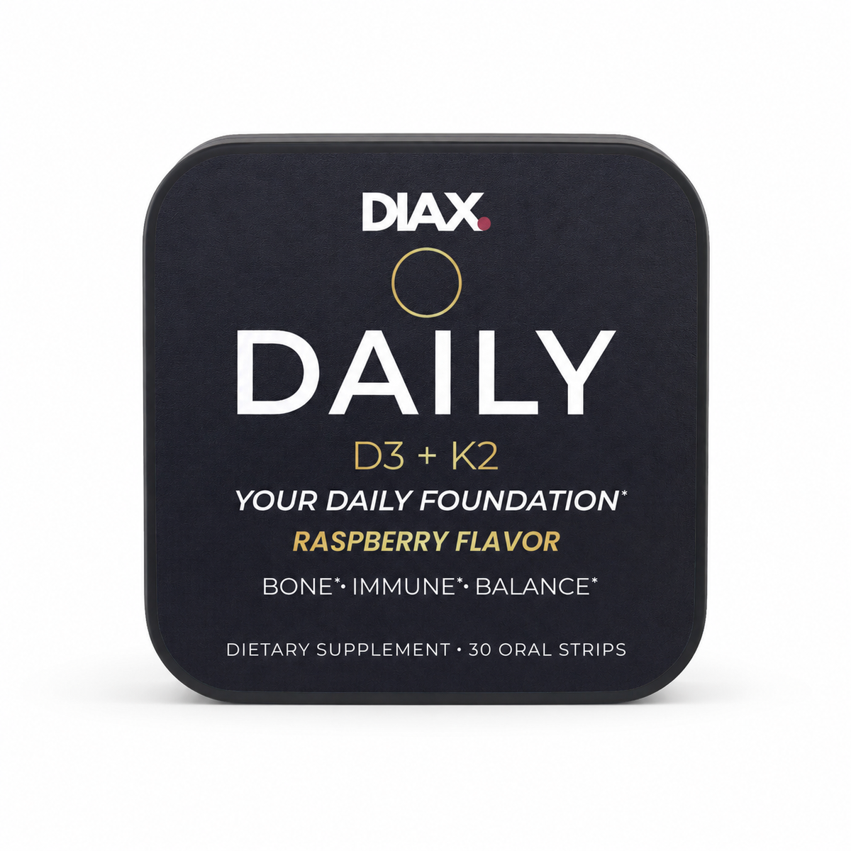 DIAX DAILY D3 + K2 oral strips