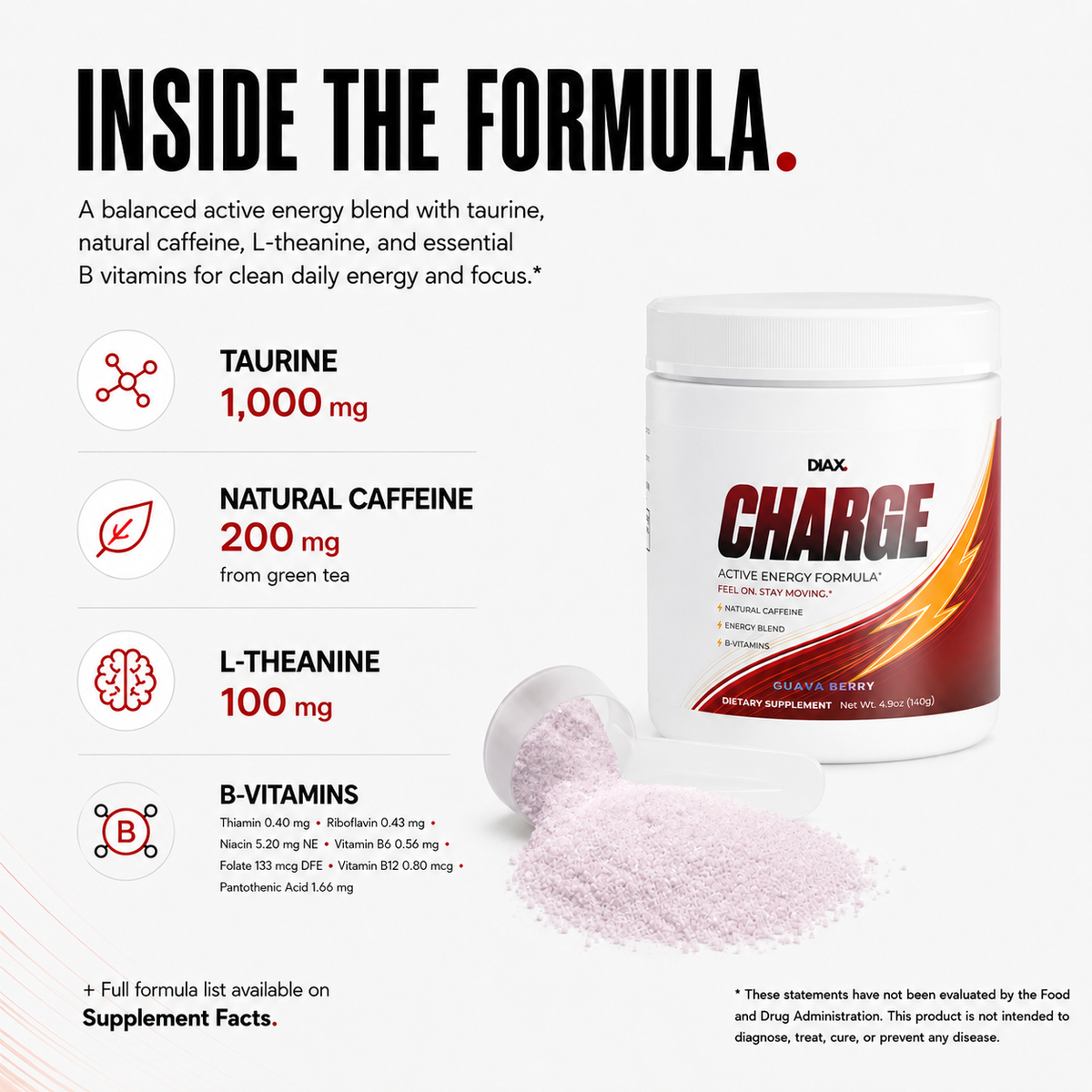 DIAX CHARGE Guava Berry supplement product image