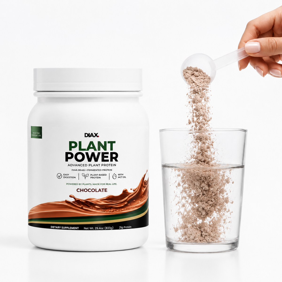 DIAX PLANT POWER Chocolate plant protein product image