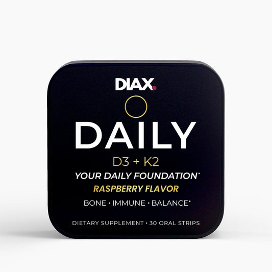 DIAX DAILY™ D3 + K2 — Your daily foundation.
