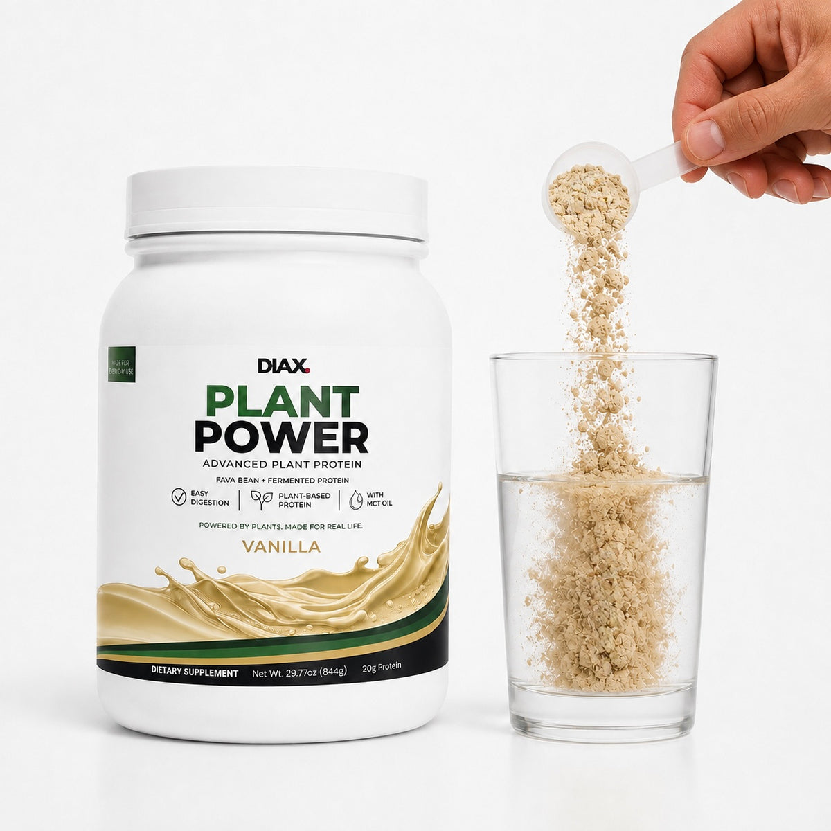 DIAX PLANT POWER Vanilla plant protein product image