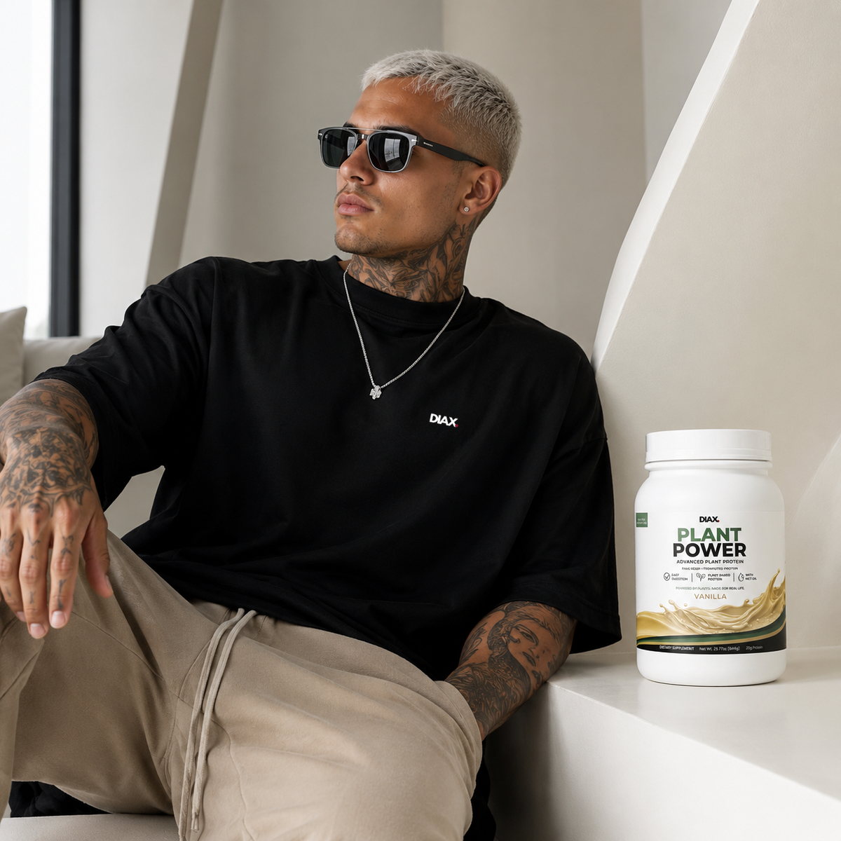 DIAX PLANT POWER Vanilla plant protein product image