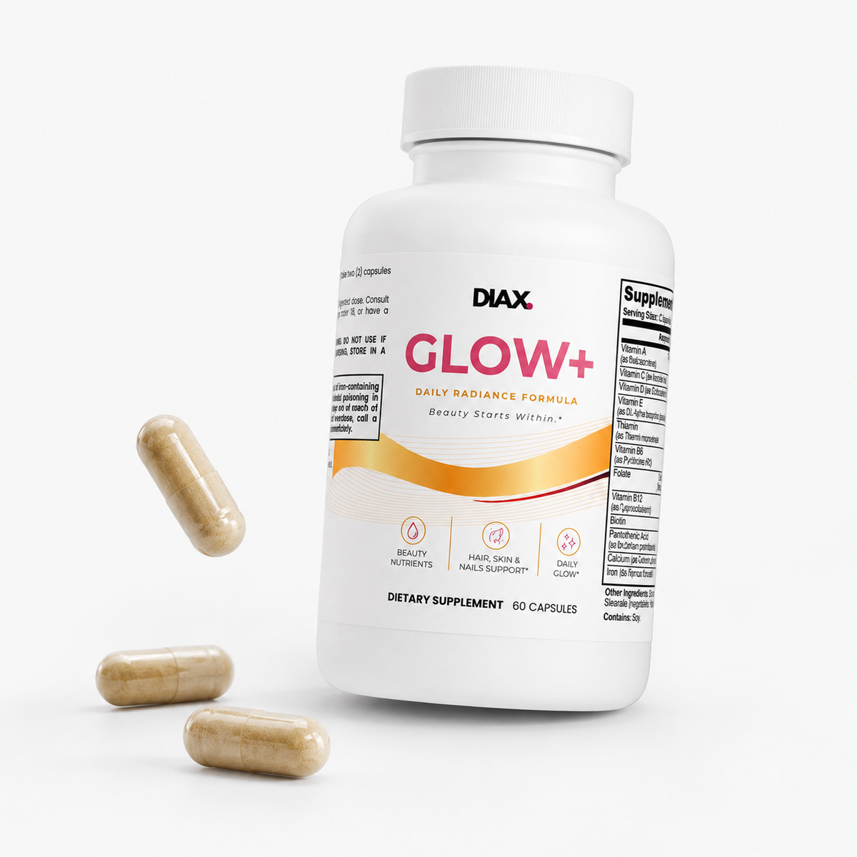 DIAX GLOW+ supplement product image