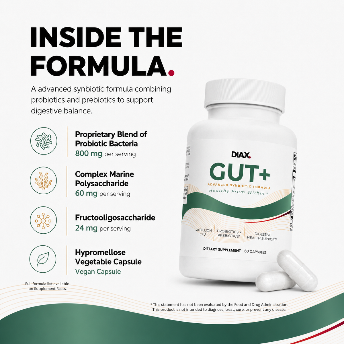 DIAX GUT+ supplement product image