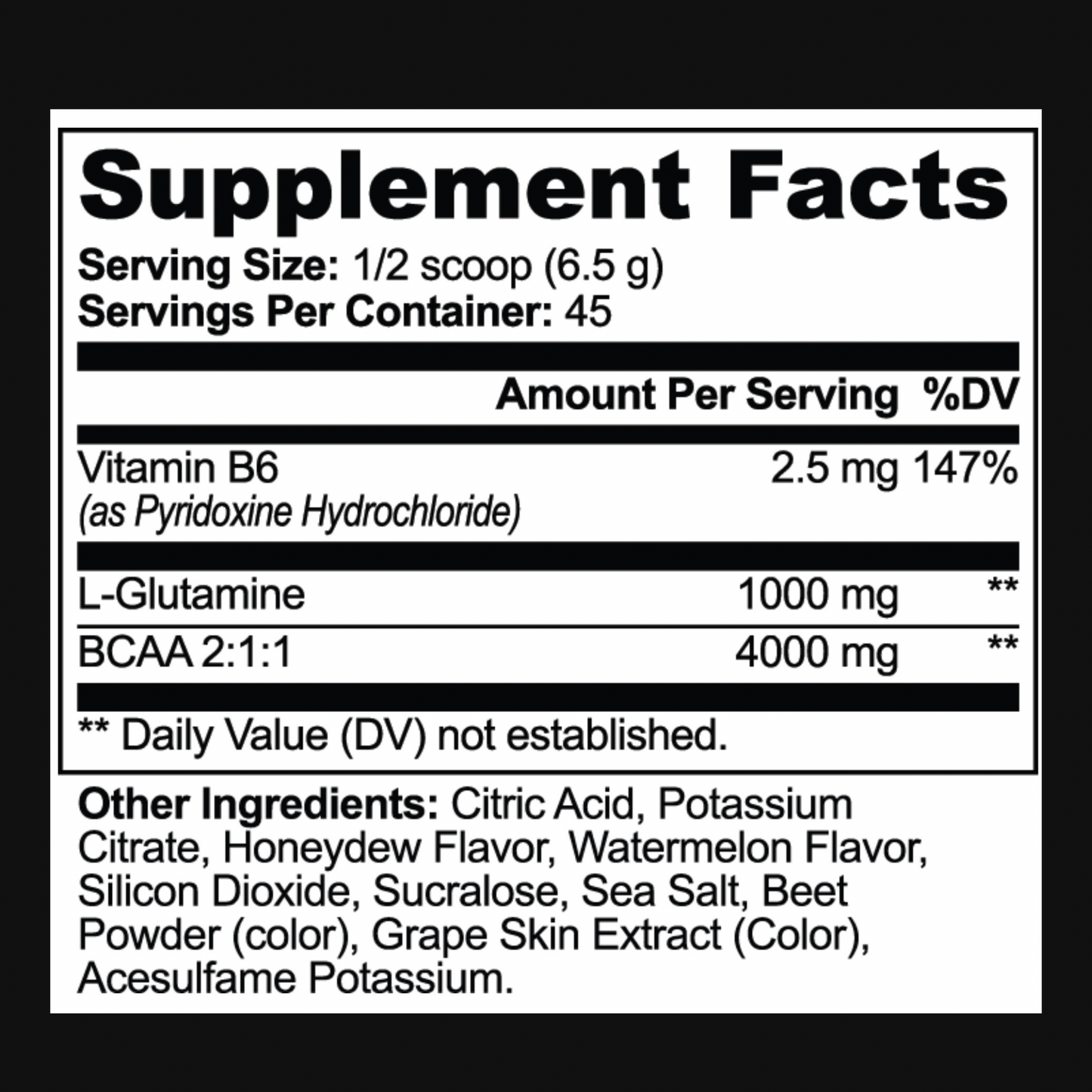 DIAX BCAA™ Honeydew Watermelon