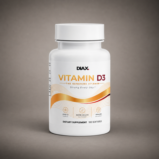 DIAX Vitamin D3 2000 IU, 100 softgels